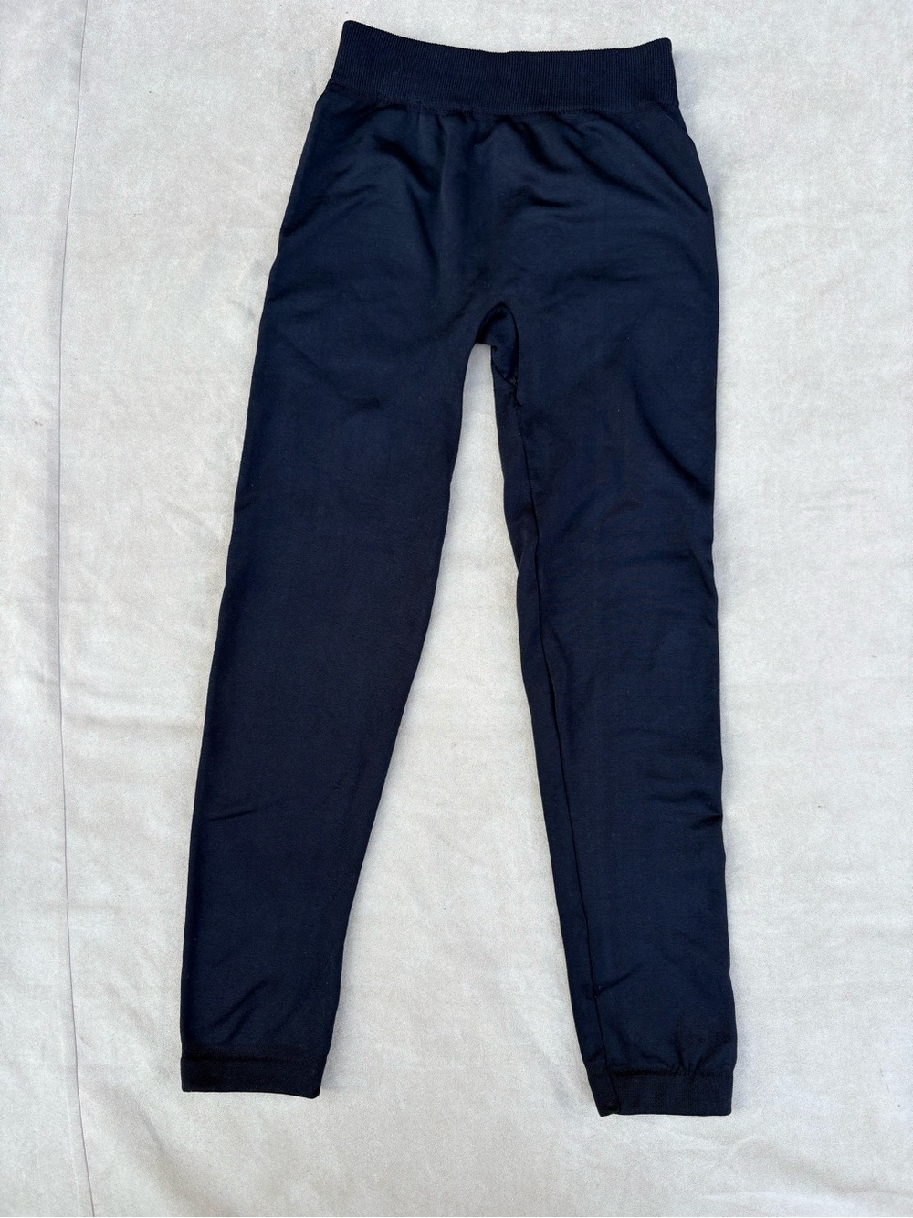 ⛸☃Black Heavy Fleece Lined Ice-Skating Leggings S